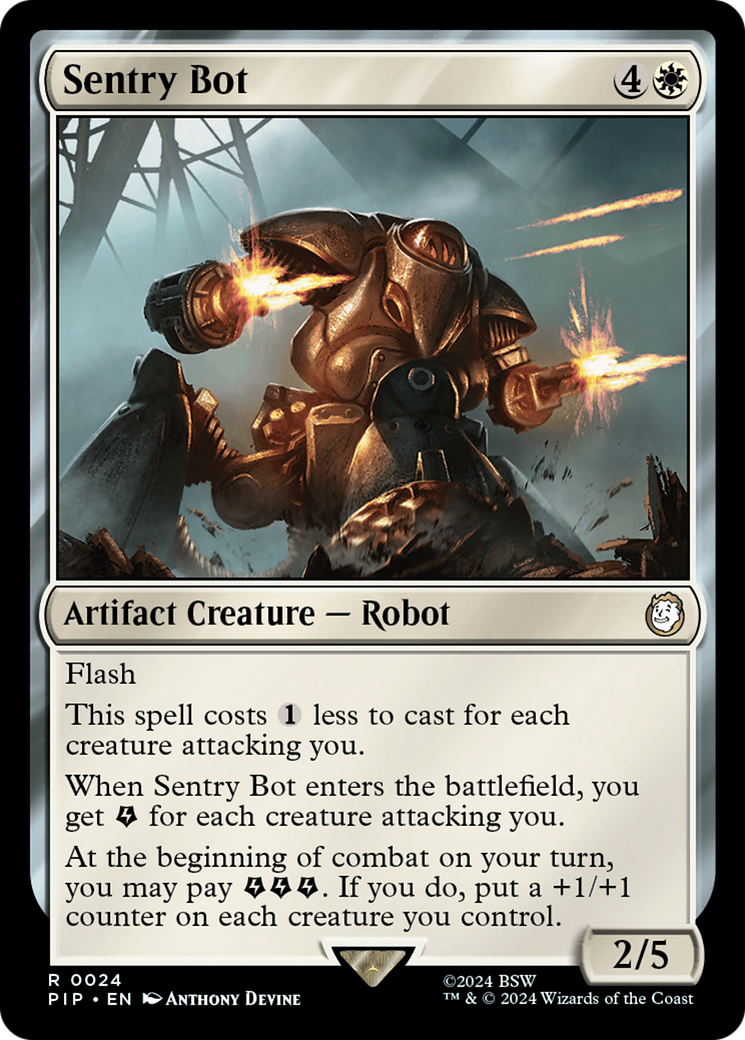 Image of Sentry Bot (PIP-024) - Fallout Foil