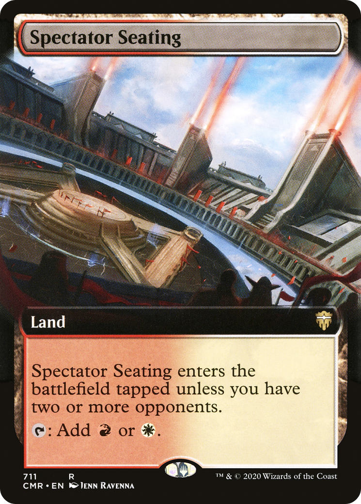Image of Spectator Seating (Extended Art) (CMR-711) - Commander Legends: (Extended Art)
