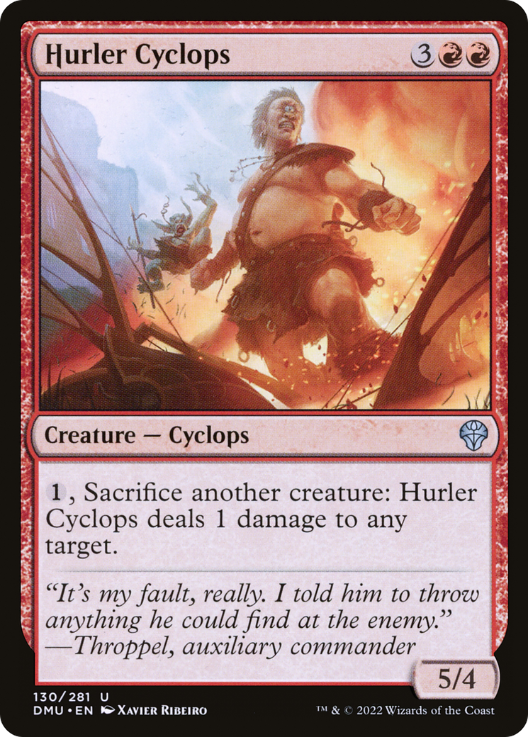 Image of Hurler Cyclops (DMU-130) - Dominaria United Foil