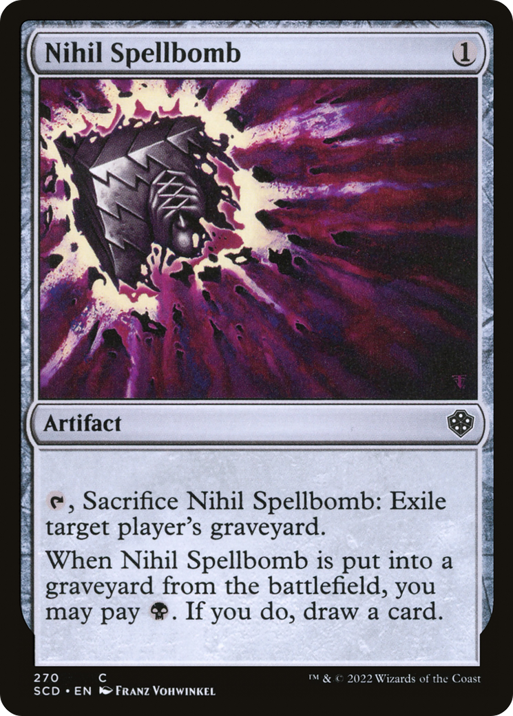 Image of Nihil Spellbomb (SCD-270) - Starter Commander Decks