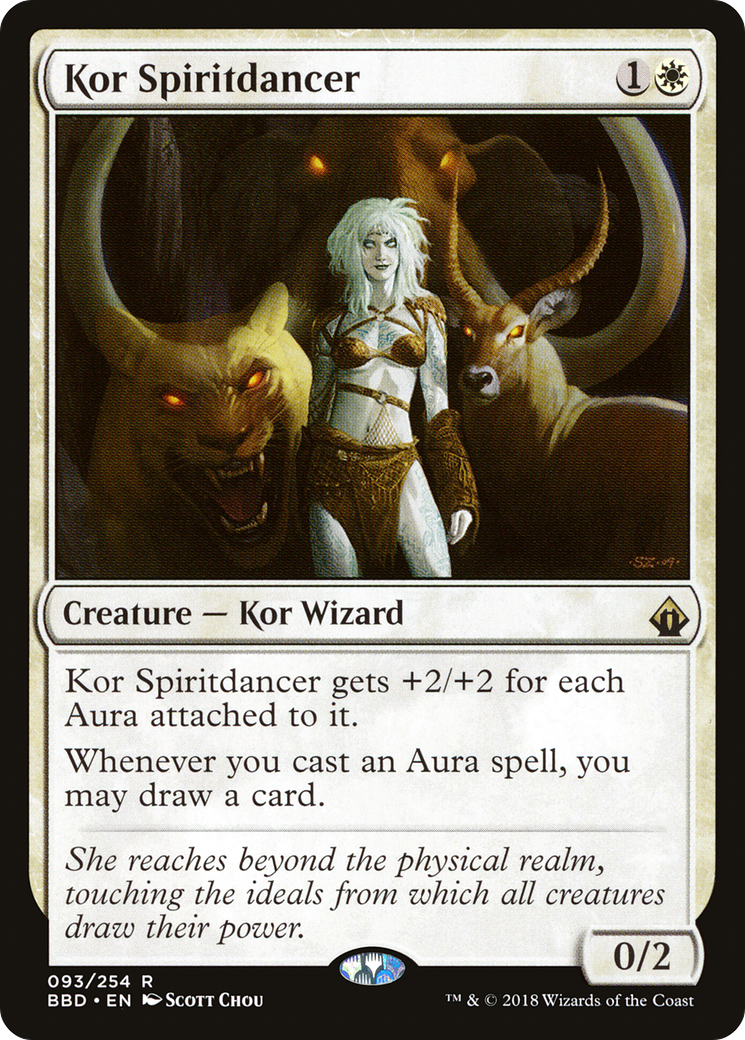 Image of Kor Spiritdancer (BBD-093) - Battlebond Foil