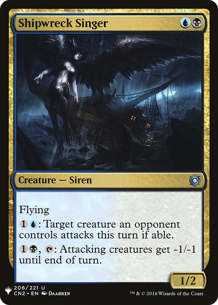 Image of Shipwreck Singer (LIST-CN2-206) - The List
