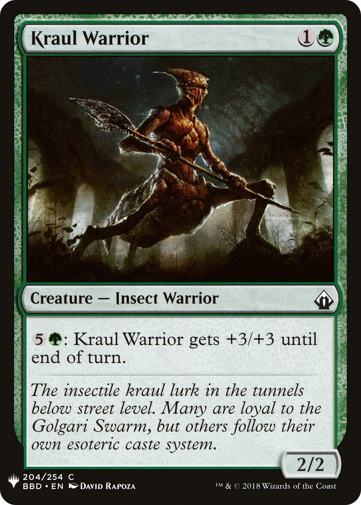 Image of Kraul Warrior (LIST-BBD-204) - The List