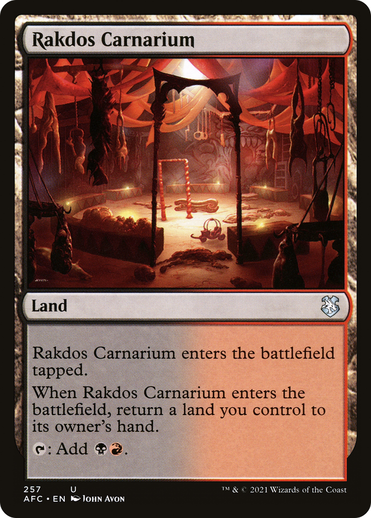 Image of Rakdos Carnarium (AFC-257) - Forgotten Realms Commander