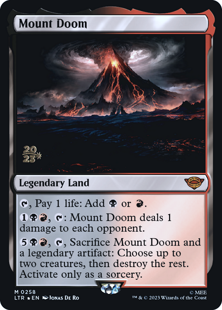 Image of Mount Doom (PRE-258) - Tales of Middle-earth Promos Foil