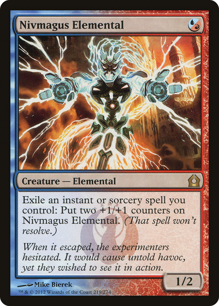Image of Nivmagus Elemental (RTR-219) - Return to Ravnica Foil