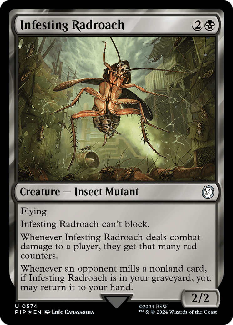 Image of Infesting Radroach (Surge Foil) (PIP-574) - Fallout Foil