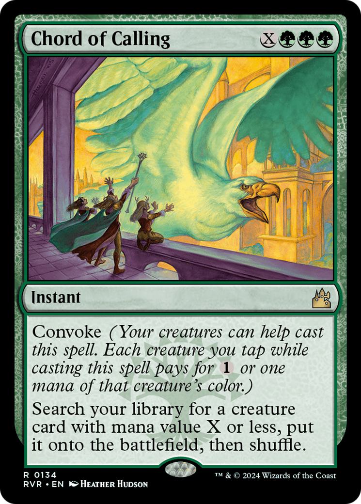 Image of Chord of Calling (RVR-134) - Ravnica Remastered Foil