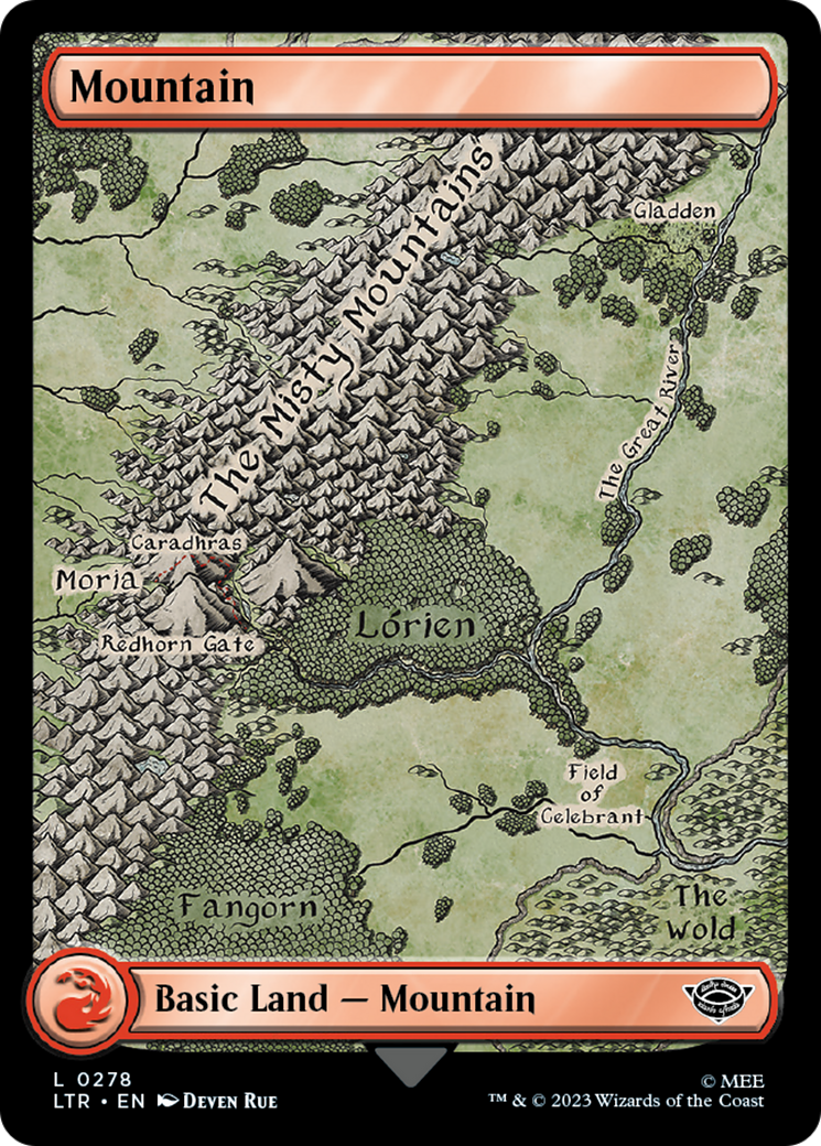 Image of Mountain (0278) (LTR-278) - The Lord of the Rings: Tales of Middle-earth