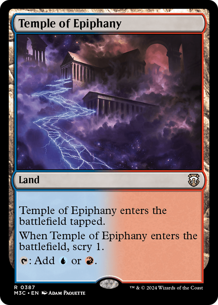 Image of Temple of Epiphany (M3C-387) - Modern Horizons 3 Commander