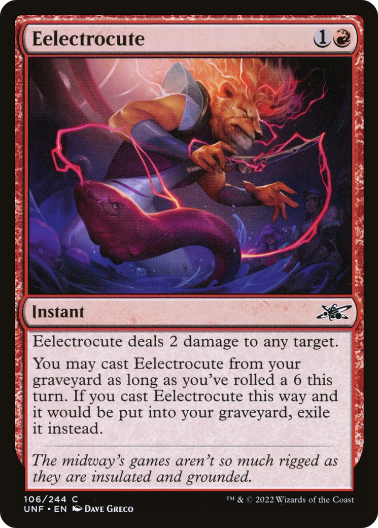 Image of Eelectrocute (UNF-106) - Unfinity Foil