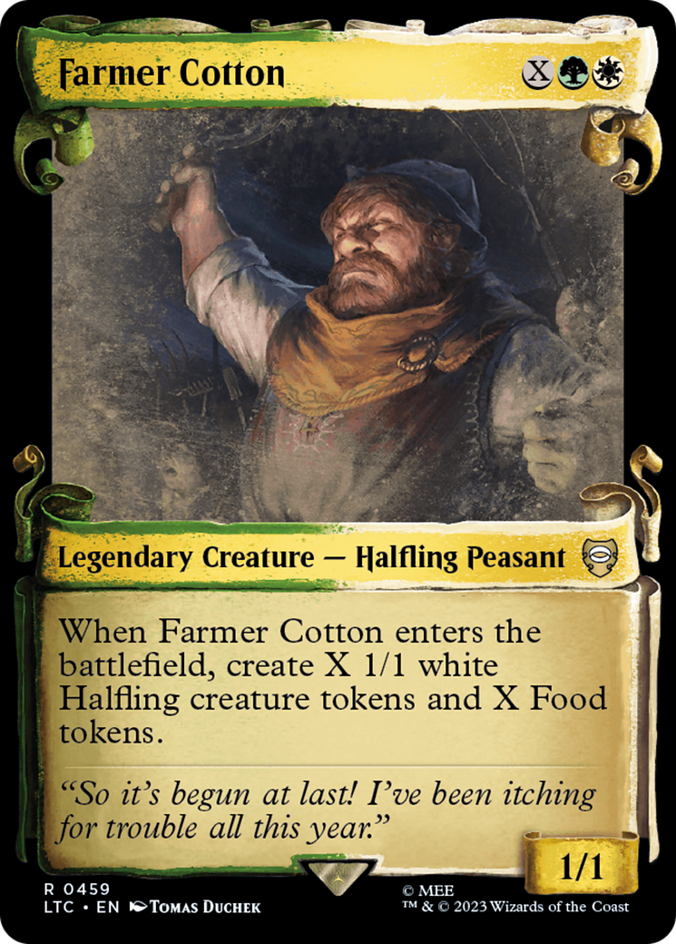 Image of Farmer Cotton (Showcase Scrolls) (LTC-459) - Tales of Middle-earth Commander: (Showcase)