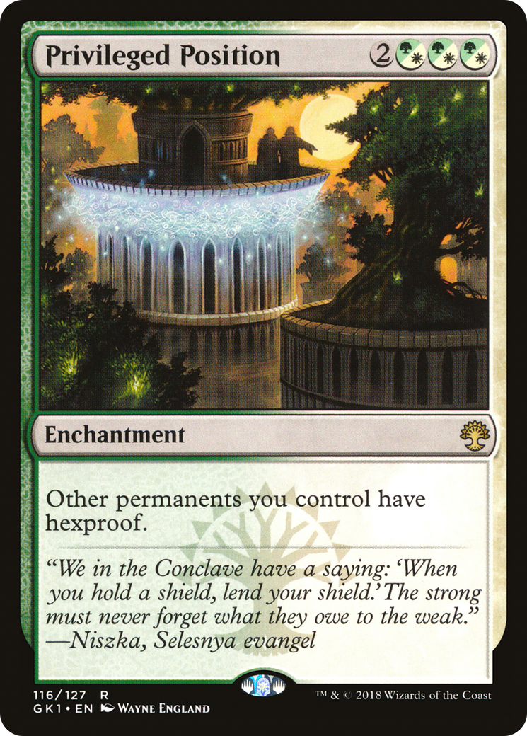 Image of Privileged Position (GR1-116) - GRN Guild Kit