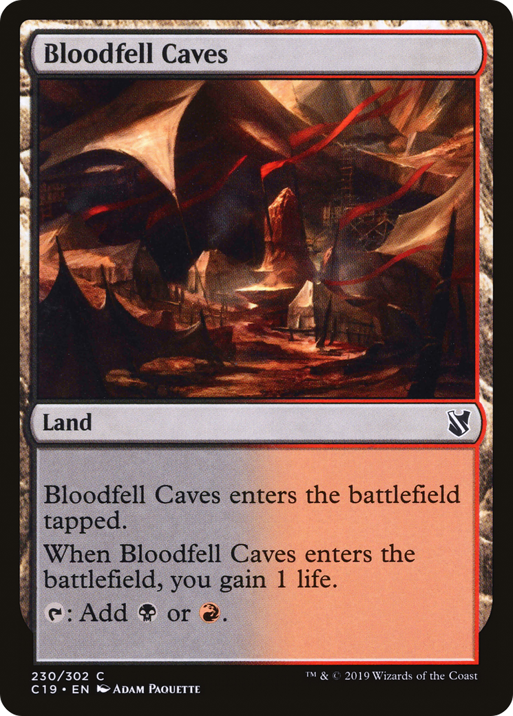 Image of Bloodfell Caves (C19-230) - Commander 2019