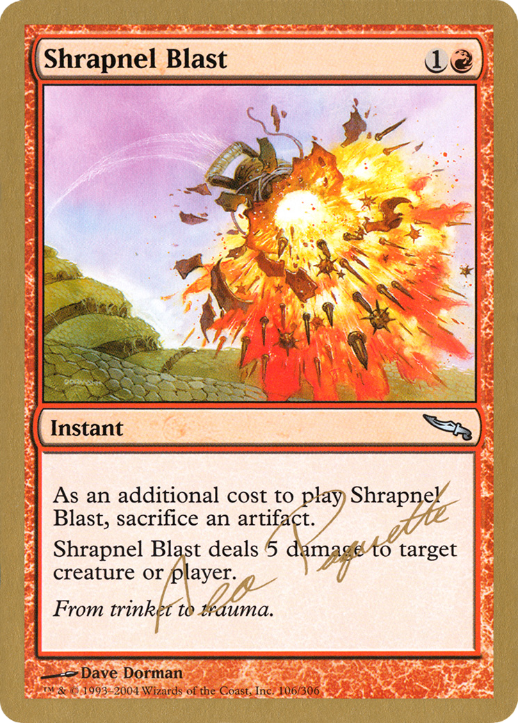 Image of Shrapnel Blast - 2004 Aeo Paquette (MRD) (WCD-AP106) - World Championship Decks 2004