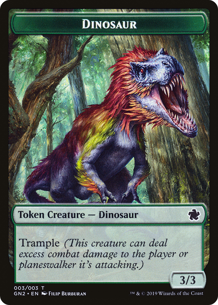 Image of Dinosaur (TGN2-003) - Game Night 2019 Tokens