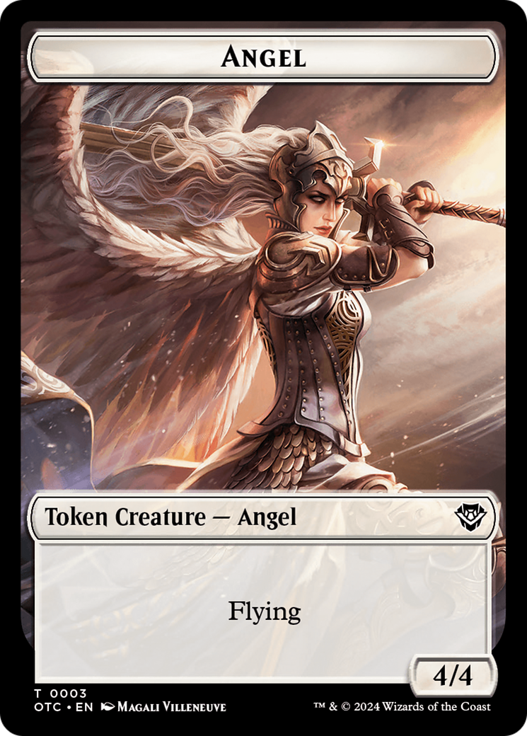 Image of Angel (TOTC-003) - Outlaws of Thunder Junction Commander Tokens Foil