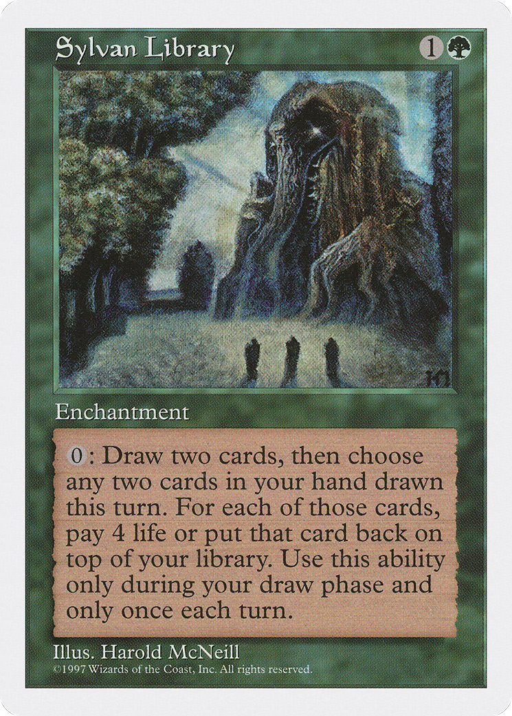 Image of Sylvan Library (5ED-191) - Fifth Edition