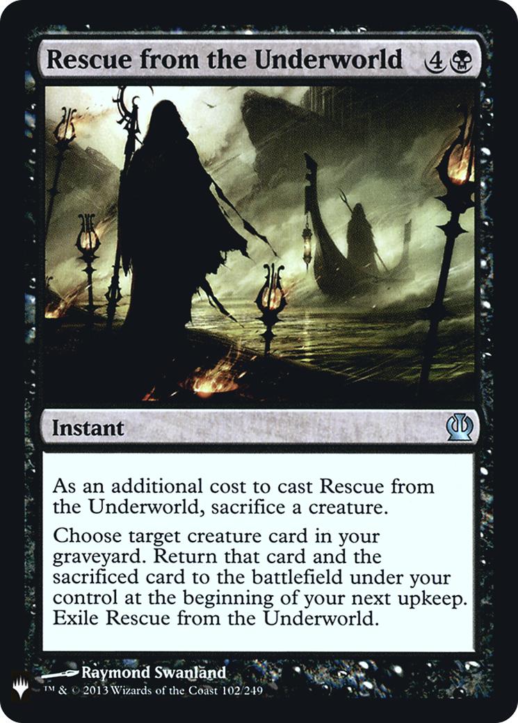 Image of Rescue from the Underworld (LIST-THS-102) - The List Foil