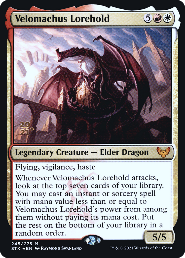 Image of Velomachus Lorehold (PRE-245) - Strixhaven: School of Mages Promos Foil