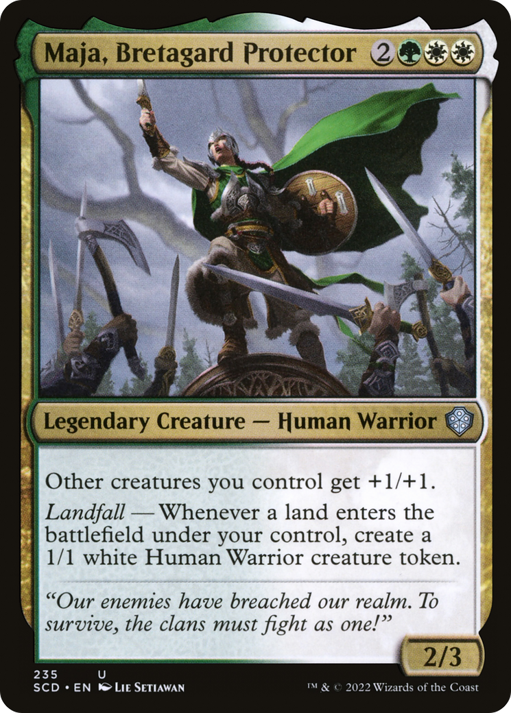 Image of Maja, Bretagard Protector (SCD-235) - Starter Commander Decks