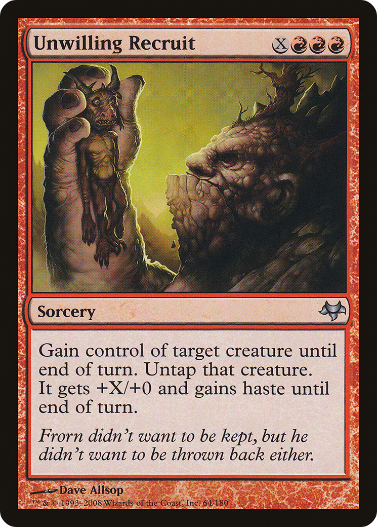Image of Unwilling Recruit (EVE-064) - Eventide Foil
