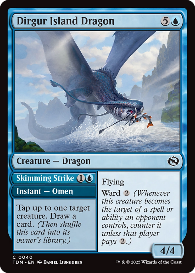 Image of Dirgur Island Dragon (TDM-040) - Tarkir: Dragonstorm