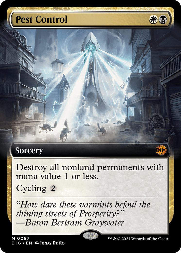 Image of Pest Control (Extended Art) (BIG-087) - The Big Score: (Extended Art)