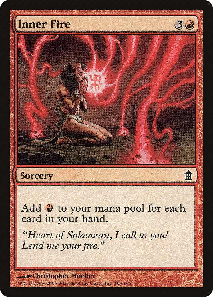 Image of Inner Fire (SOK-105) - Saviors of Kamigawa Foil