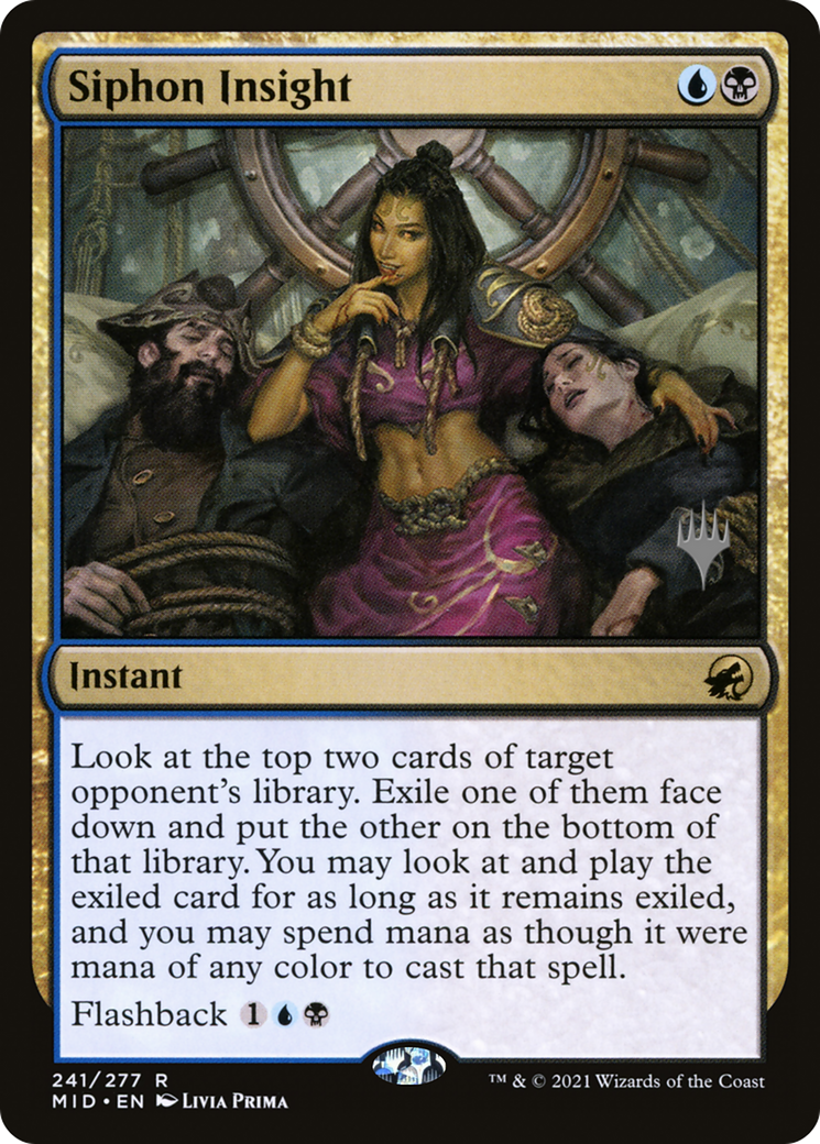 Image of Siphon Insight (PPMID-241) - Innistrad: Midnight Hunt Promos Foil
