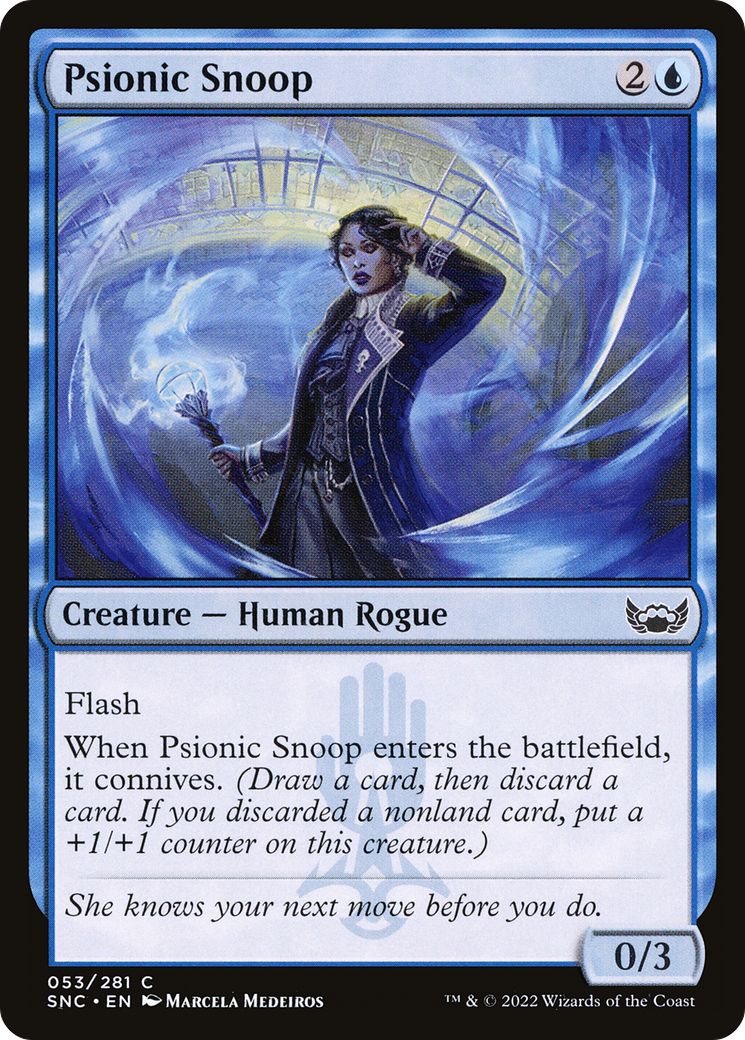 Image of Psionic Snoop (SNC-053) - Streets of New Capenna