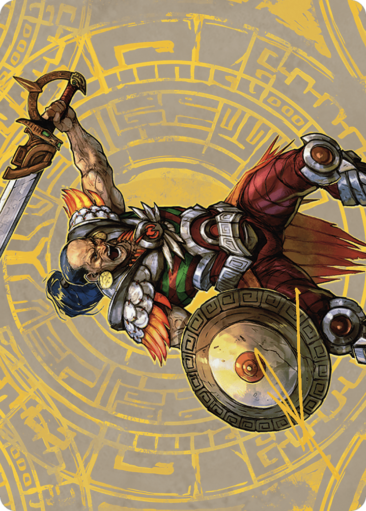 Image of Inti, Seneschal of the Sun // Inti, Seneschal of the Sun (ALCI-047) - The Lost Caverns of Ixalan Art Series (Borderless) Foil