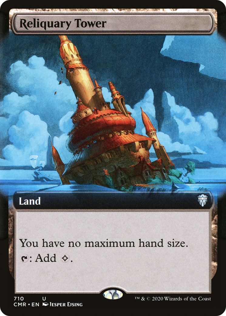 Image of Reliquary Tower (Extended Art) (CMR-710) - Commander Legends: (Extended Art) Foil