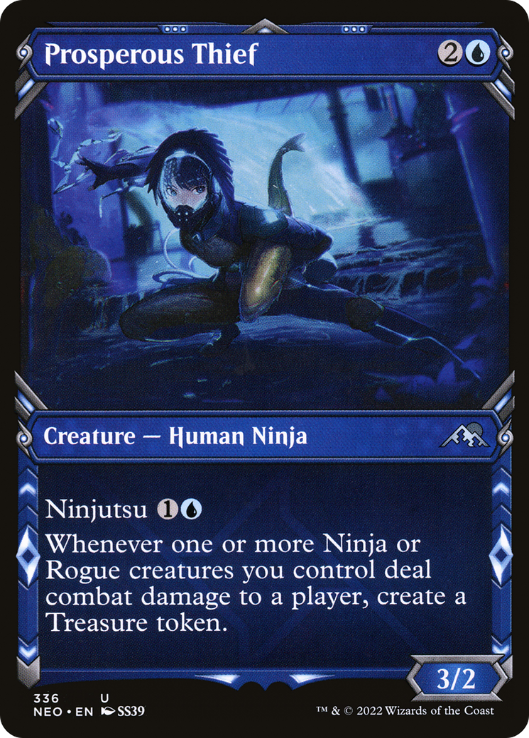 Image of Prosperous Thief (Showcase) (NEO-336) - Kamigawa: Neon Dynasty: (Showcase)