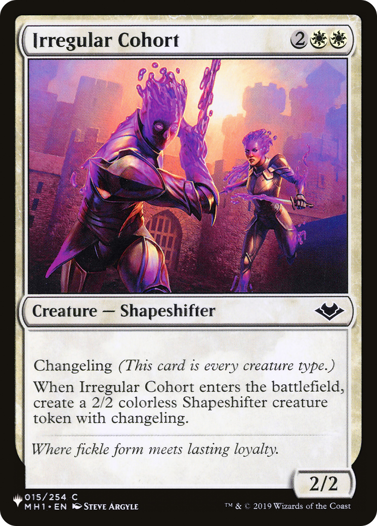 Image of Irregular Cohort (LIST-MH1-15) - The List