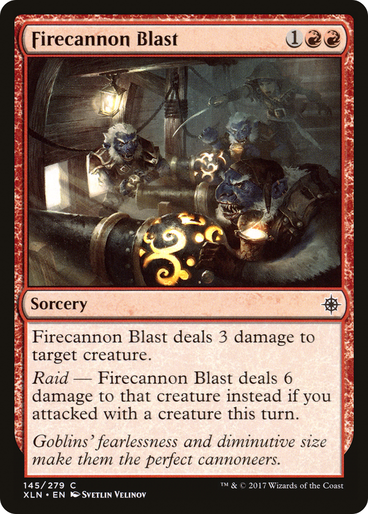 Image of Firecannon Blast (XLN-145) - Ixalan Foil