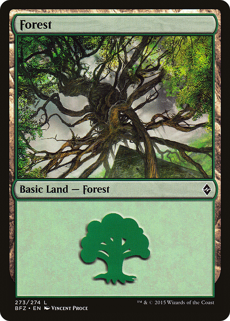 Image of Forest (273) (BFZ-273A) - Battle for Zendikar