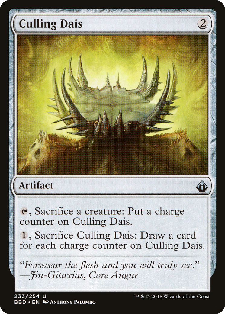 Image of Culling Dais (BBD-233) - Battlebond Foil