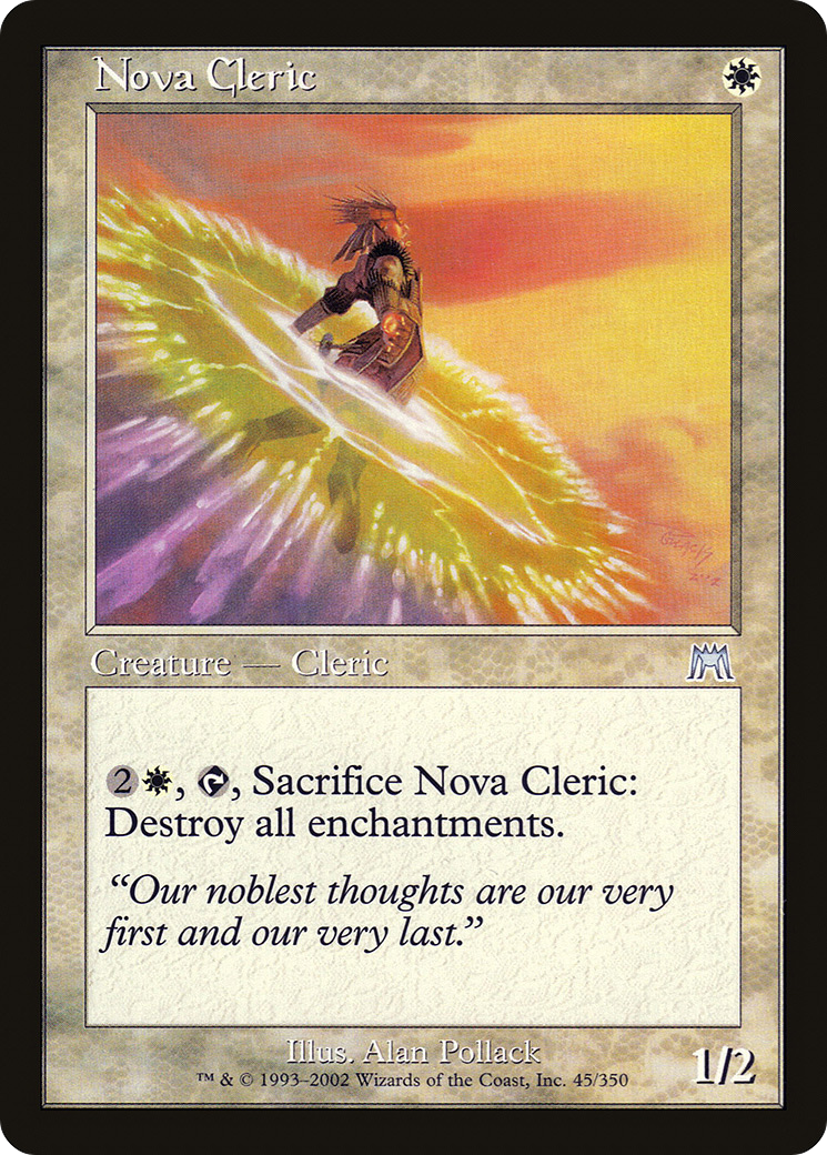 Image of Nova Cleric (ONS-045) - Onslaught Foil