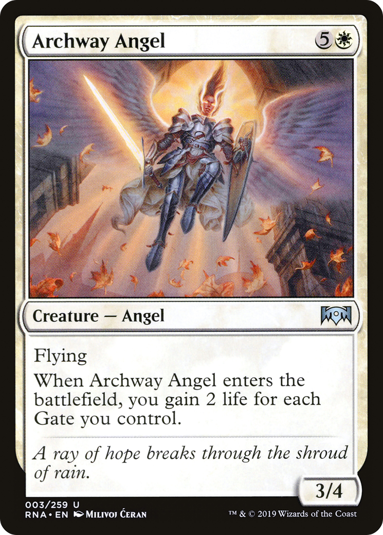 Image of Archway Angel (RNA-003) - Ravnica Allegiance