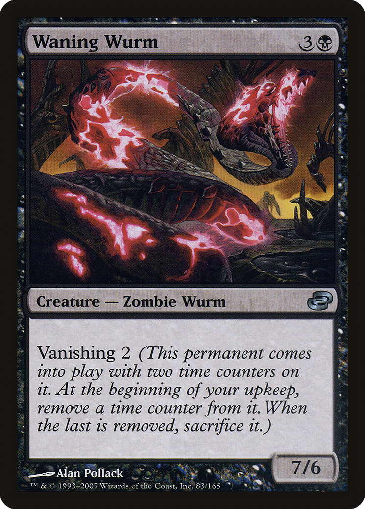 Image of Waning Wurm (PLC-083) - Planar Chaos Foil