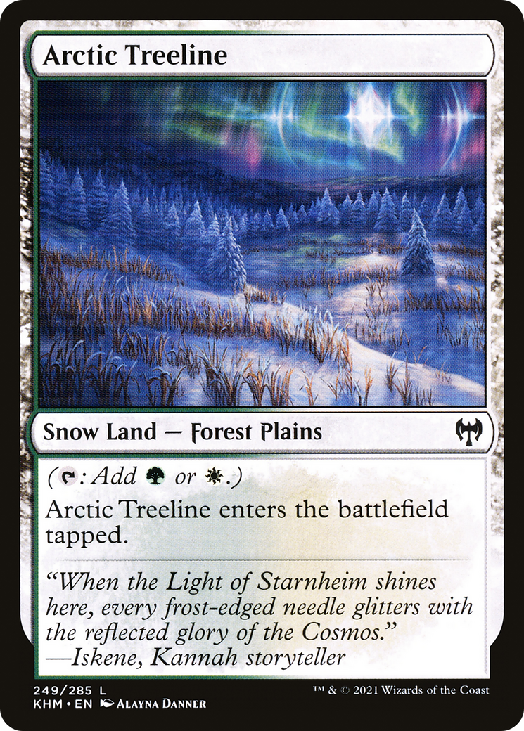 Image of Arctic Treeline (KHM-249) - Kaldheim: (snow) Foil