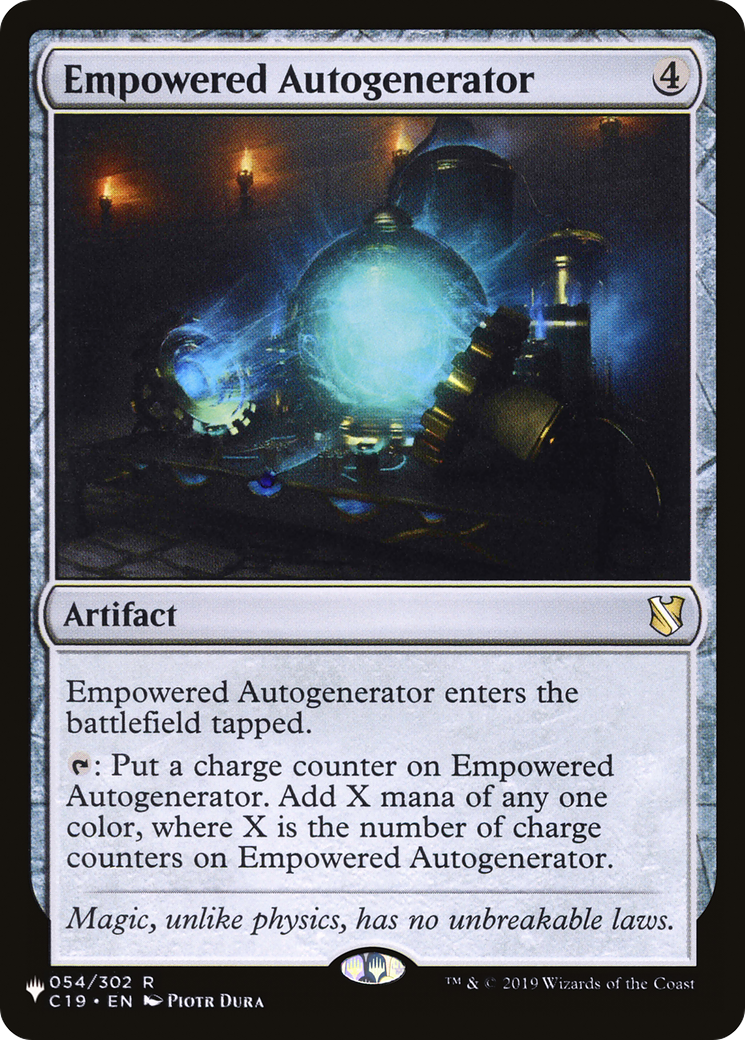 Image of Empowered Autogenerator (LIST-C19-54) - The List