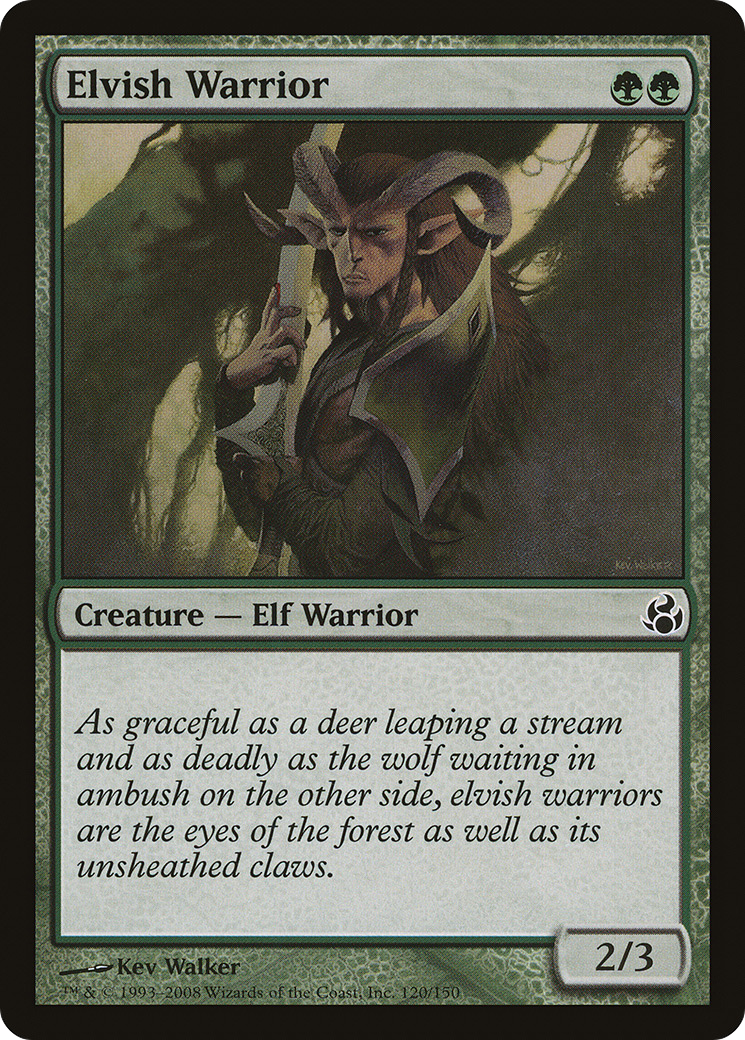 Image of Elvish Warrior (MOR-120) - Morningtide