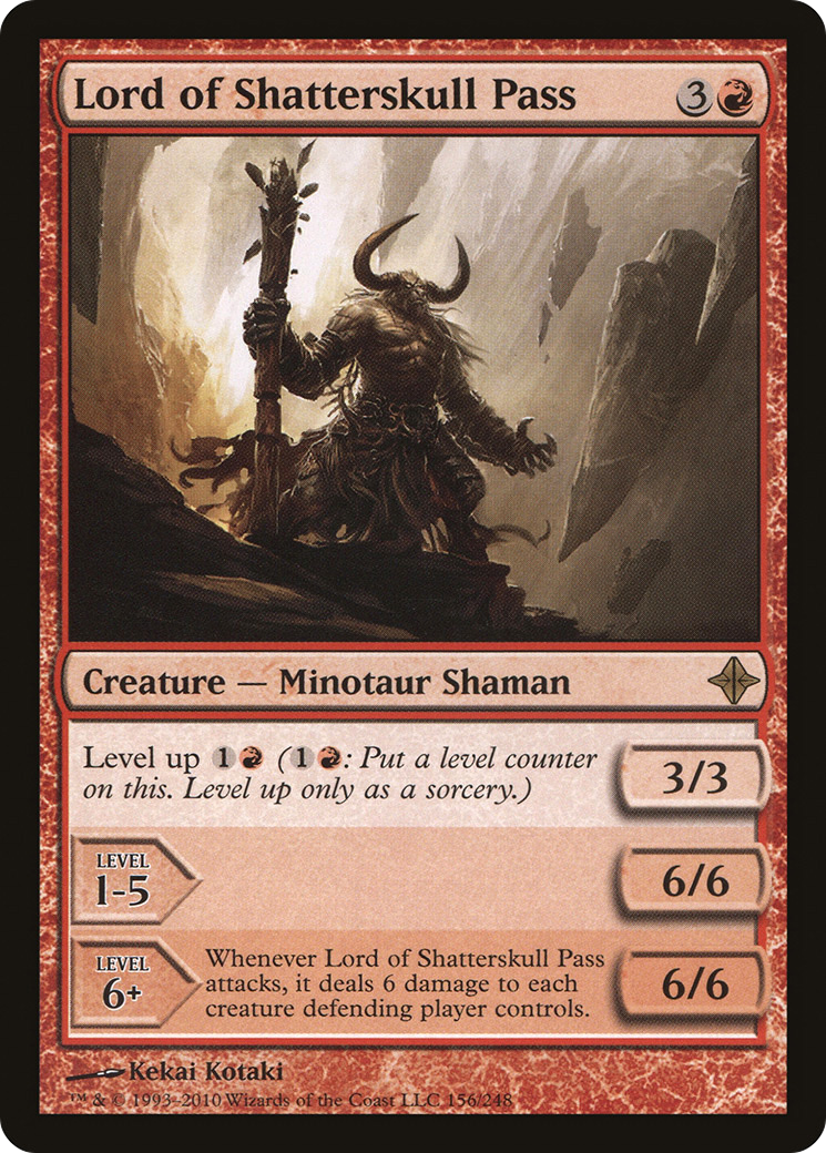 Image of Lord of Shatterskull Pass (ROE-156) - Rise of the Eldrazi Foil