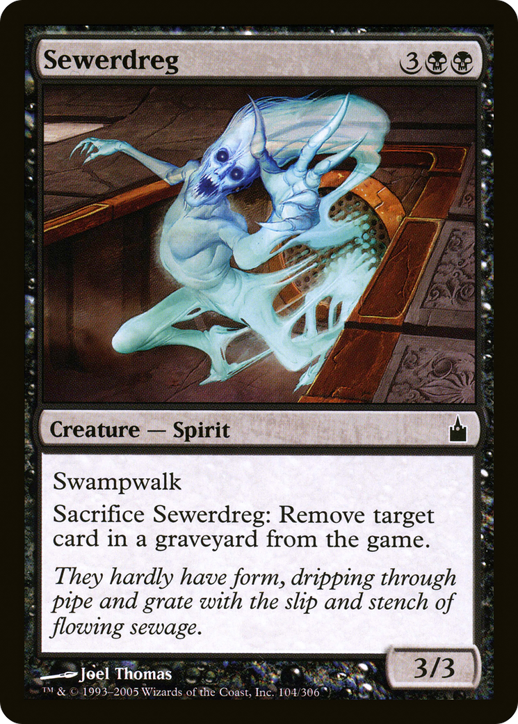 Image of Sewerdreg (RAV-104) - Ravnica: City of Guilds Foil