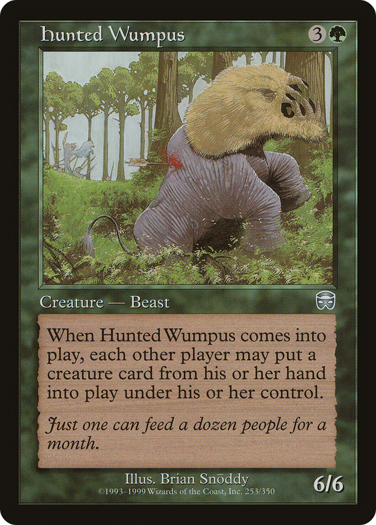 Image of Hunted Wumpus (MMQ-253) - Mercadian Masques