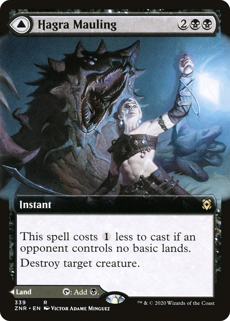 Image of Hagra Mauling (Extended Art) (ZNR-339) - Zendikar Rising: (Extended Art) Foil