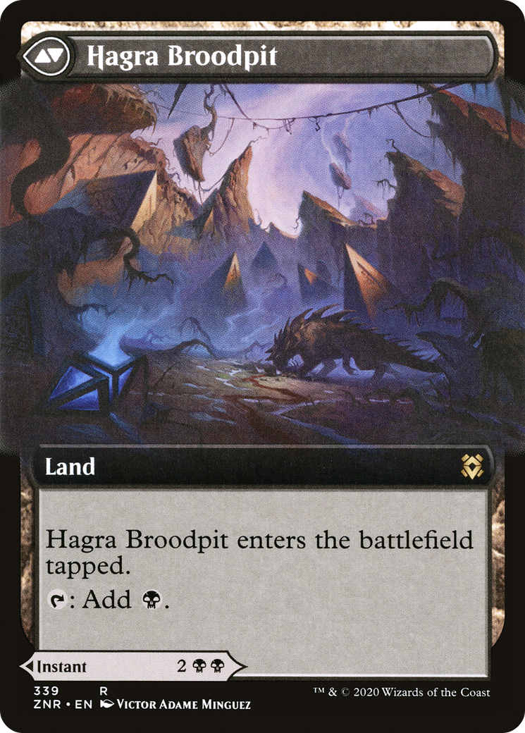 Image of Hagra Mauling (Extended Art) (ZNR-339) - Zendikar Rising: (Extended Art) Foil
