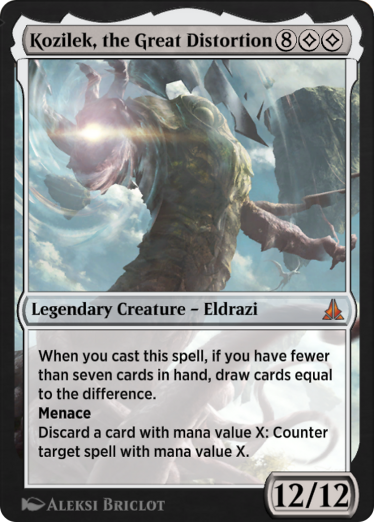 Image of Kozilek, the Great Distortion (EA2-001) - Explorer Anthology 2